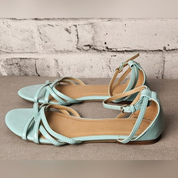 GAP Women's Blue Strappy Sandals - Picture 3 of 9